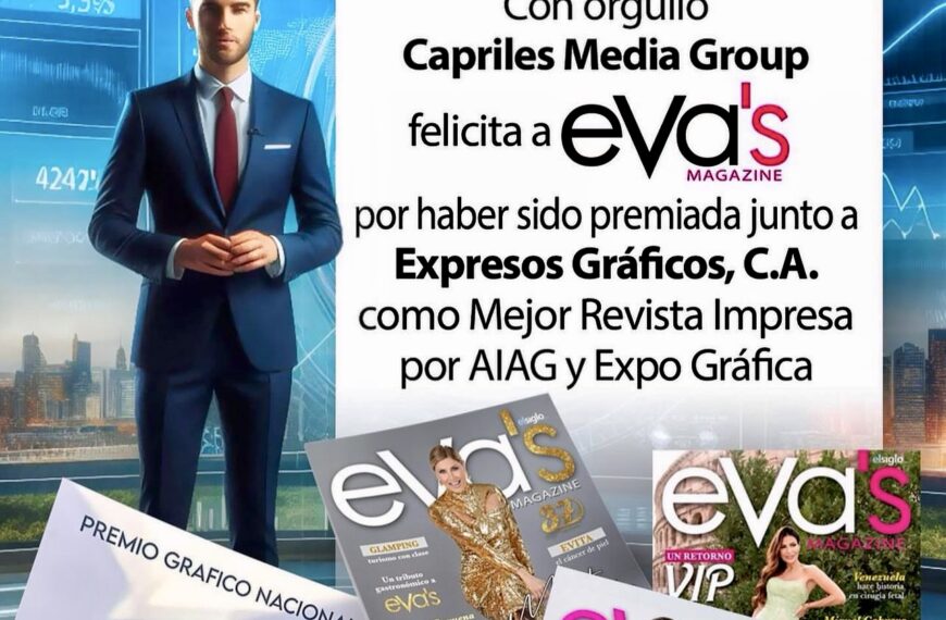 Eva’s Magazine galardonada con el Premio Gráfico Nacional 2024 por su edición 1337 junto a Maite Delgado